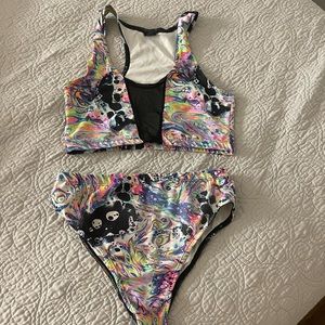 Freedom Rave Wear two piece set